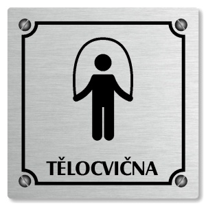 Tělocvična, 118x118mm, stříbrná, Kansas